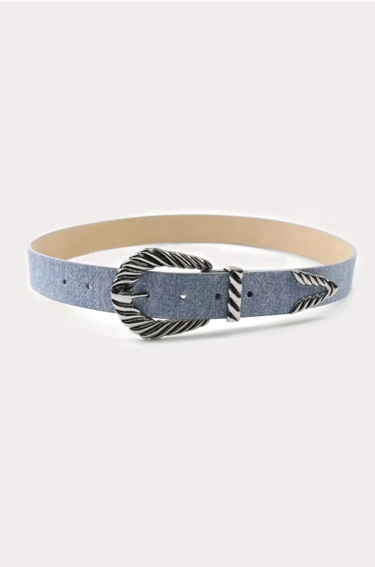 NEW!! Modern Rodeo Belt in Light Denim by Petit Moments sold by Glitzy Bella