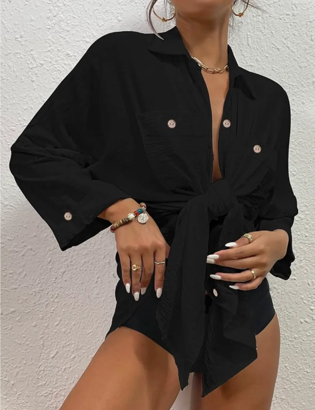 FINAL SALE!! Paradise Cover Up in Black sold by Glitzy Bella