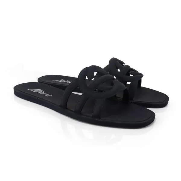 FINAL SALE!! Icon Jelly Sandals in Black sold by Glitzy Bella product image thumbnail 3