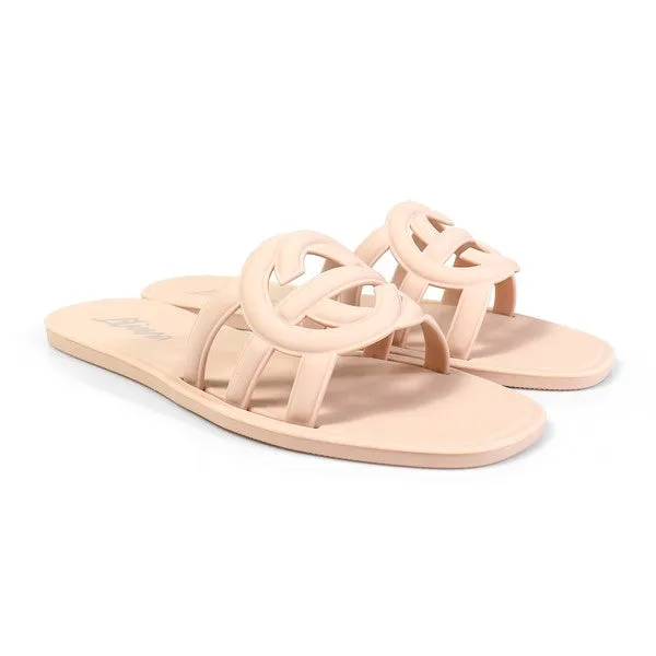 FINAL SALE!! Icon Jelly Sandals in Nude sold by Glitzy Bella product image thumbnail 2