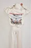 NEW!! American Spirit Hoodie in Creme sold by Glitzy Bella