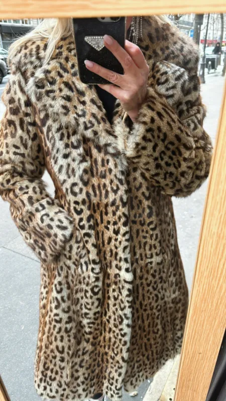 Paris Vintage Lynx Fur Coat #26 - Size Small/Medium sold by Glitzy Bella