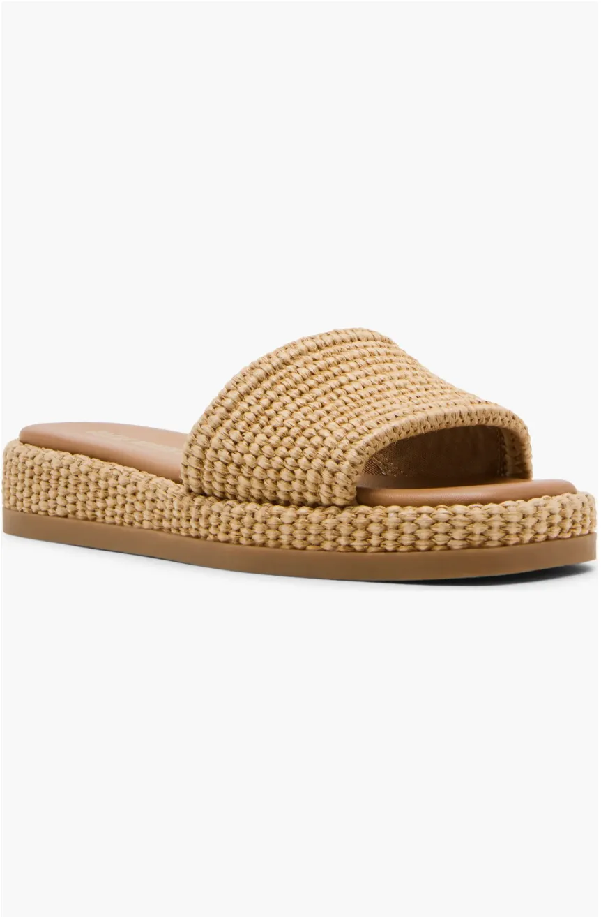 FINAL SALE!! Boardwalk Sandal in Raffia sold by Glitzy Bella