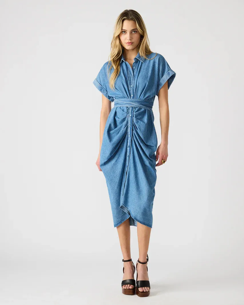 FINAL SALE!! Tori Dress in Chambray sold by Glitzy Bella