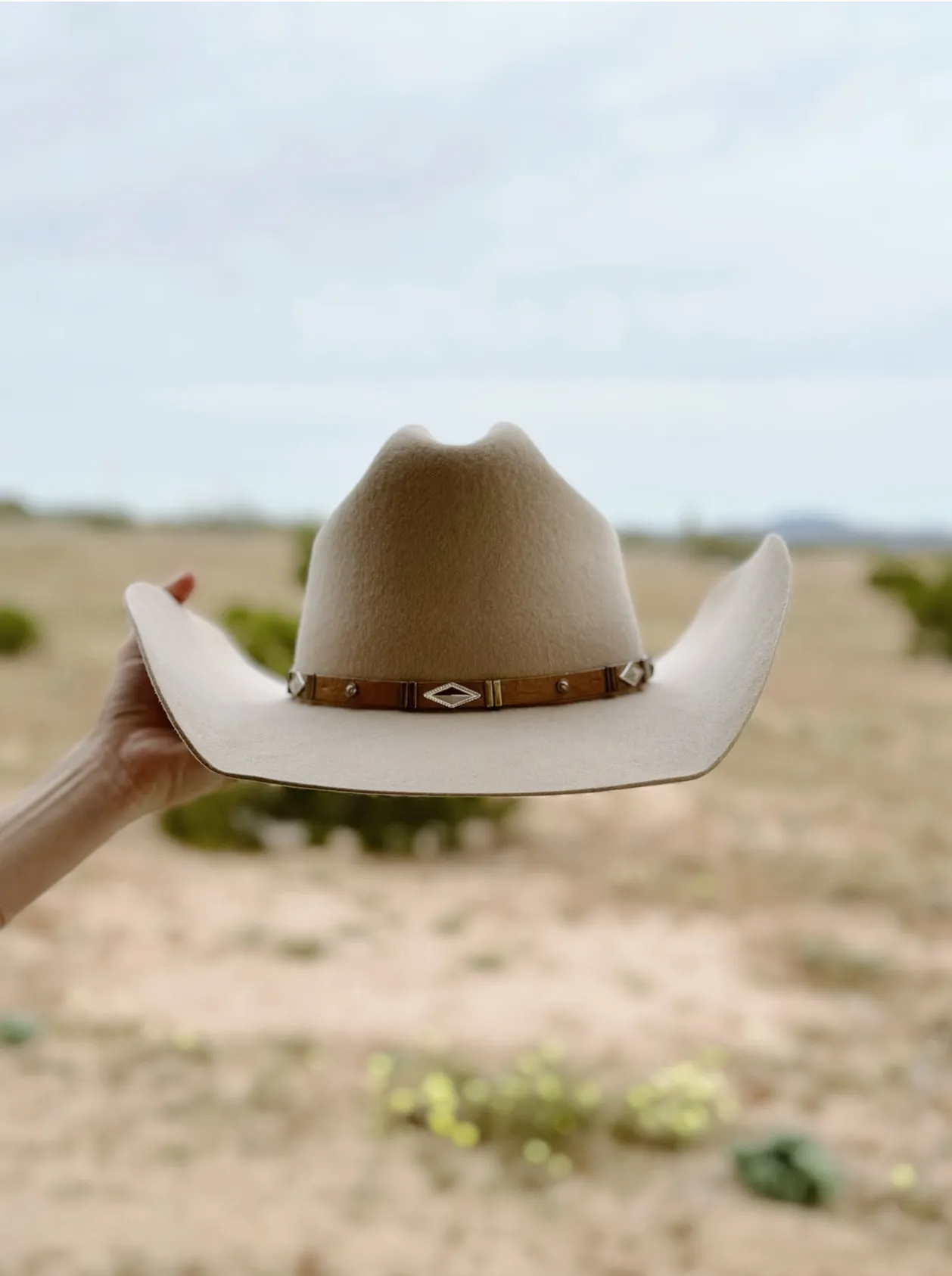 Wildflower Cowboy Hat sold by Glitzy Bella product image thumbnail 3
