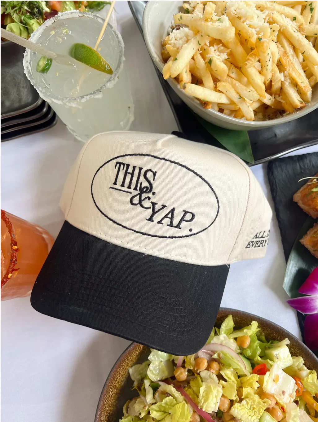 FINAL SALE!! "This & Yap" Vintage Trucker Hat sold by Glitzy Bella product image thumbnail 3