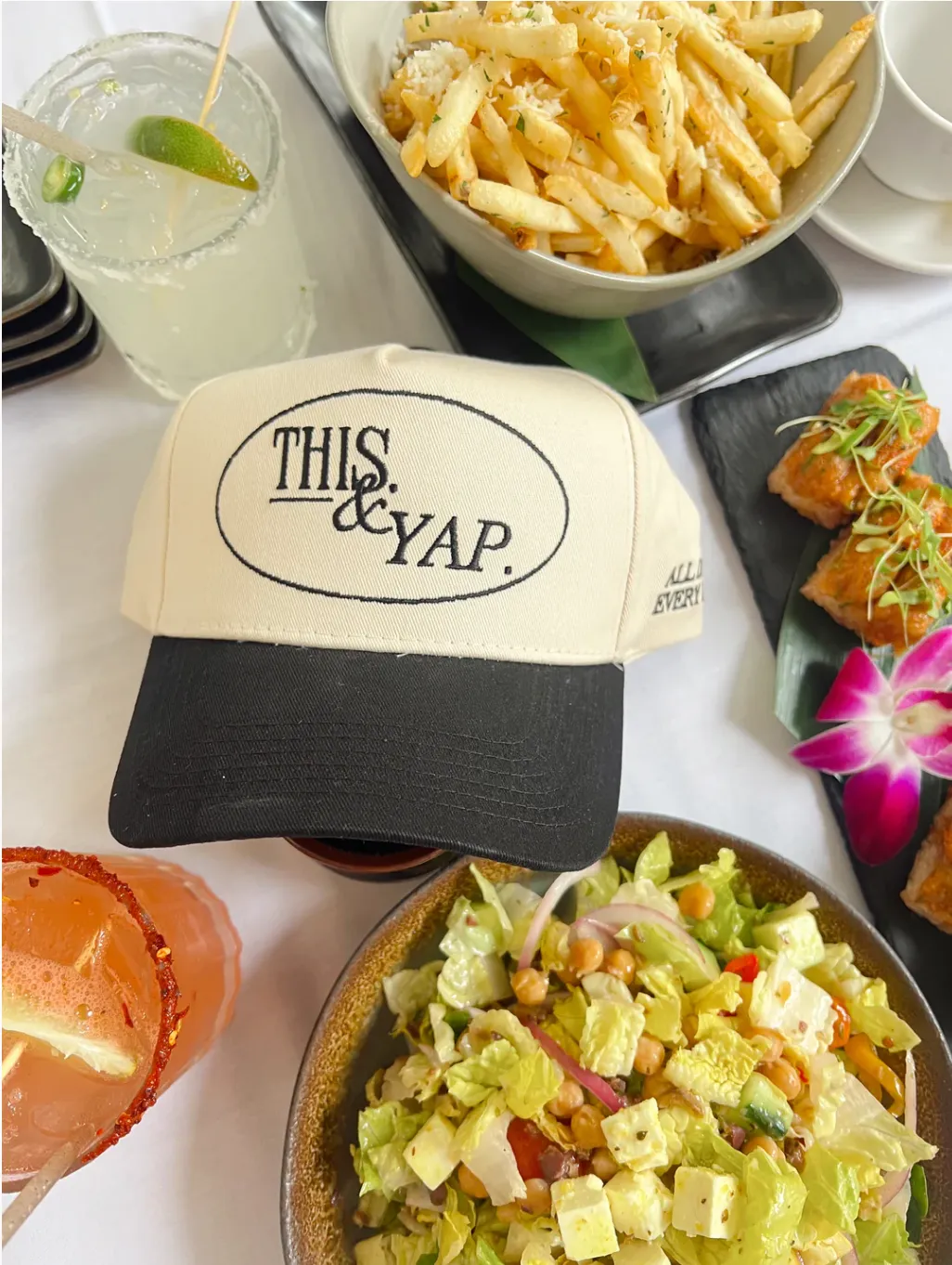 FINAL SALE!! "This & Yap" Vintage Trucker Hat sold by Glitzy Bella product image thumbnail 2