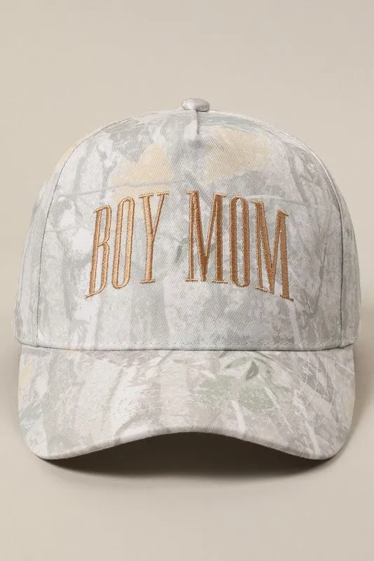 FINAL SALE!! "Boy Mom" Camo Trucker Hat sold by Glitzy Bella