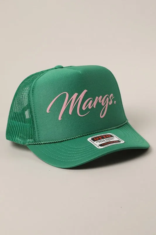 “Margs" Trucker Hat in Green sold by Glitzy Bella product image thumbnail 4