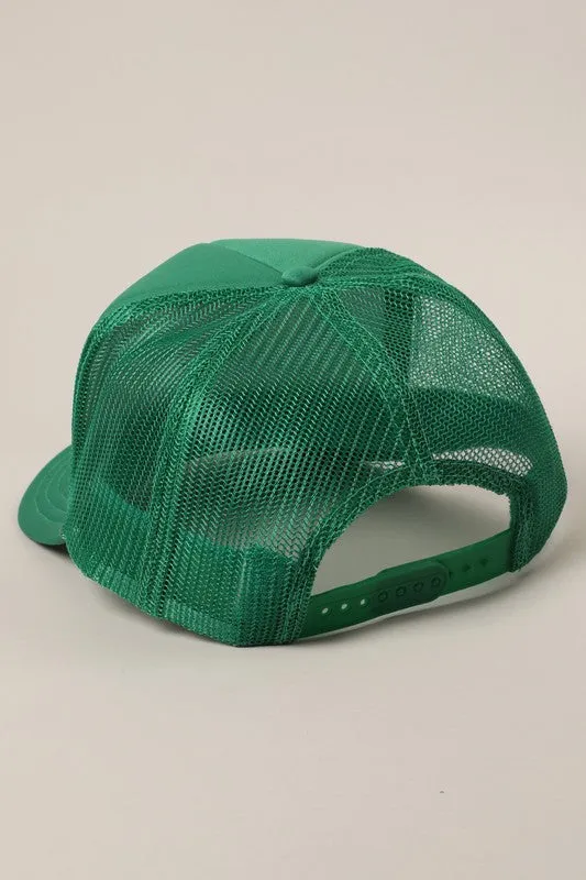 “Margs" Trucker Hat in Green sold by Glitzy Bella product image thumbnail 2