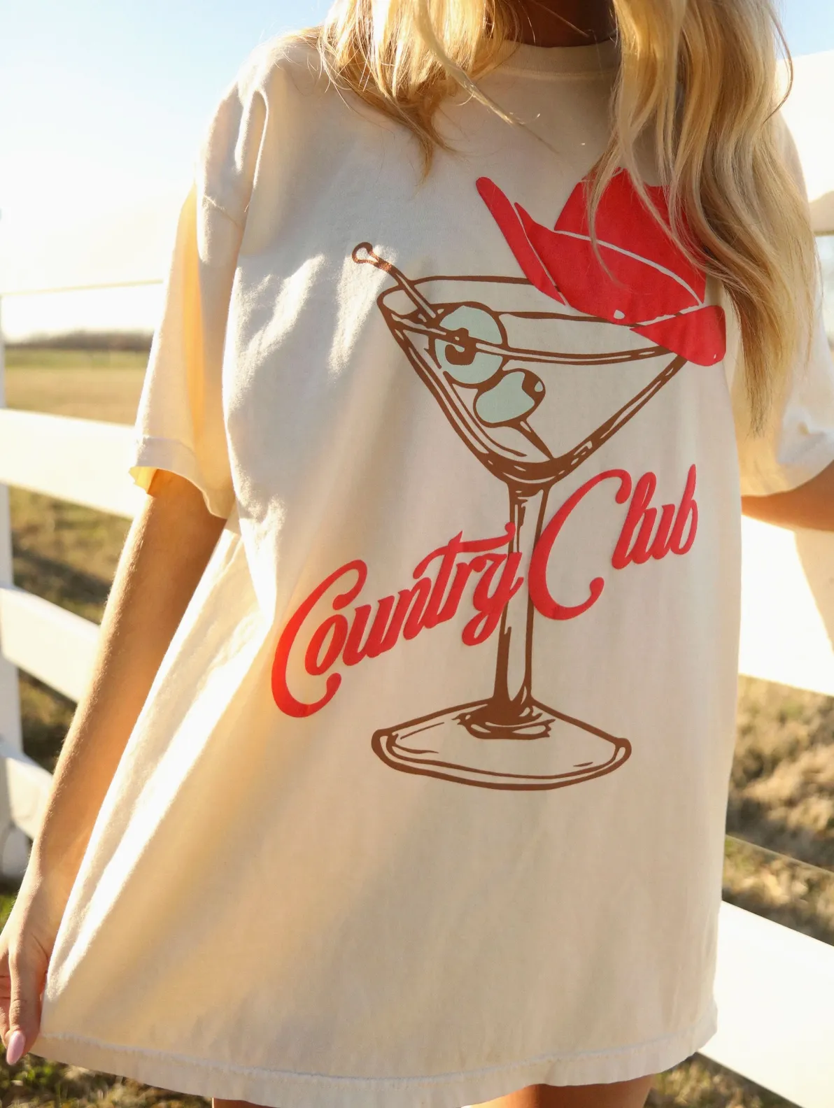 NEW!! Cowboy Country Club Graphic Tee sold by Glitzy Bella