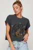 FINAL SALE!! "Easy Tiger" Cropped Graphic Tee sold by Glitzy Bella
