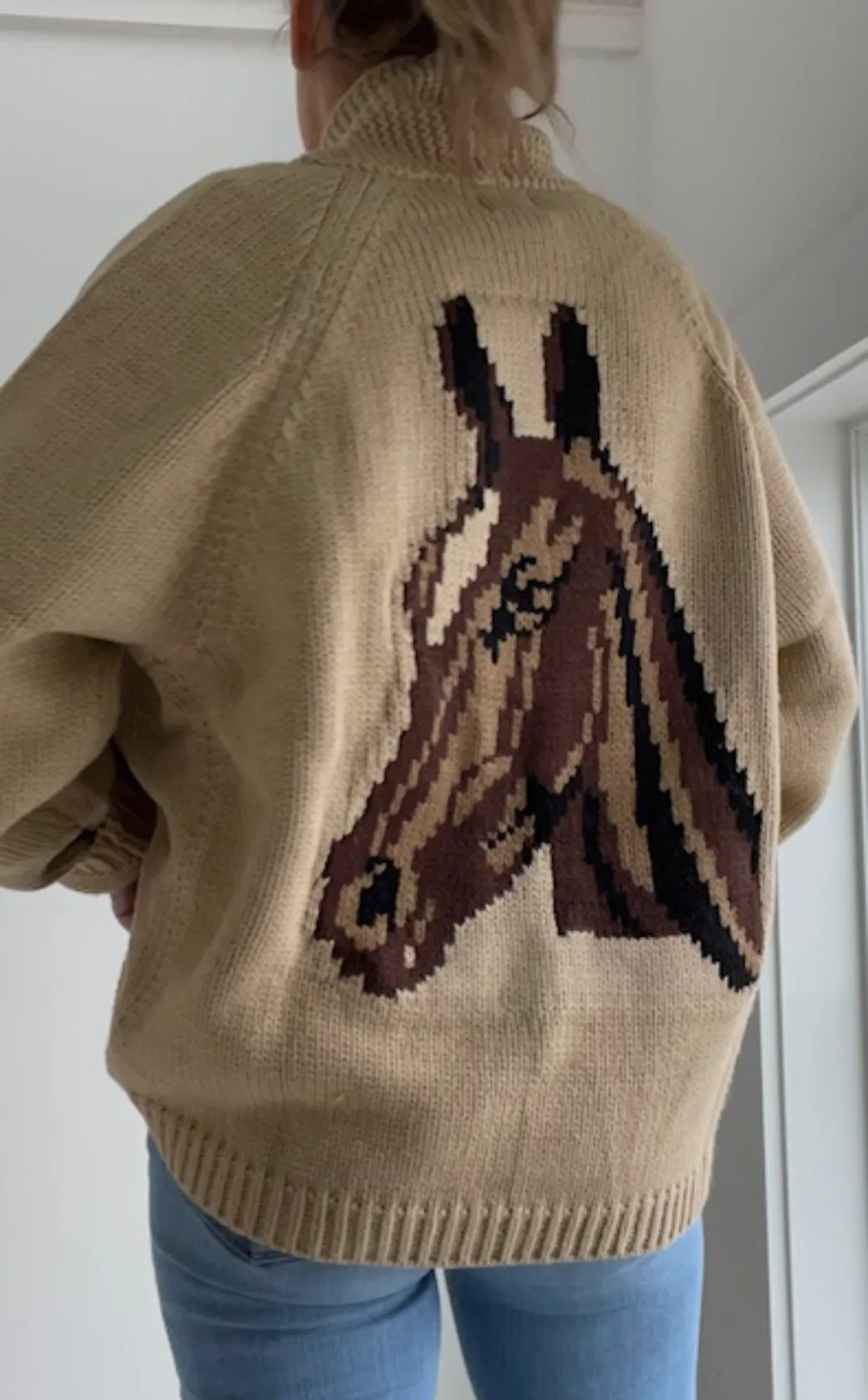 NEW!! Varsity Horse Cardigan sold by Glitzy Bella product image thumbnail 2