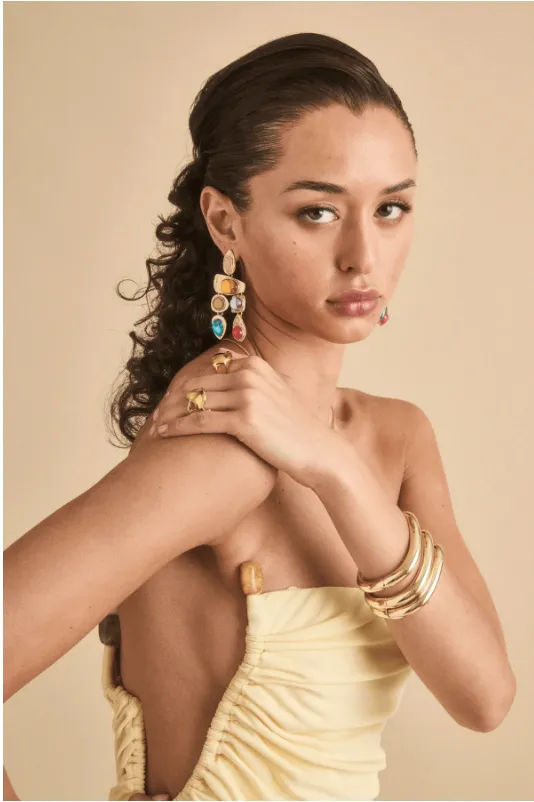 NEW!! Cascais Earrings in Sunset sold by Glitzy Bella product image thumbnail 3