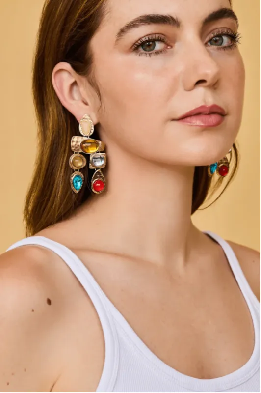 NEW!! Cascais Earrings in Sunset sold by Glitzy Bella