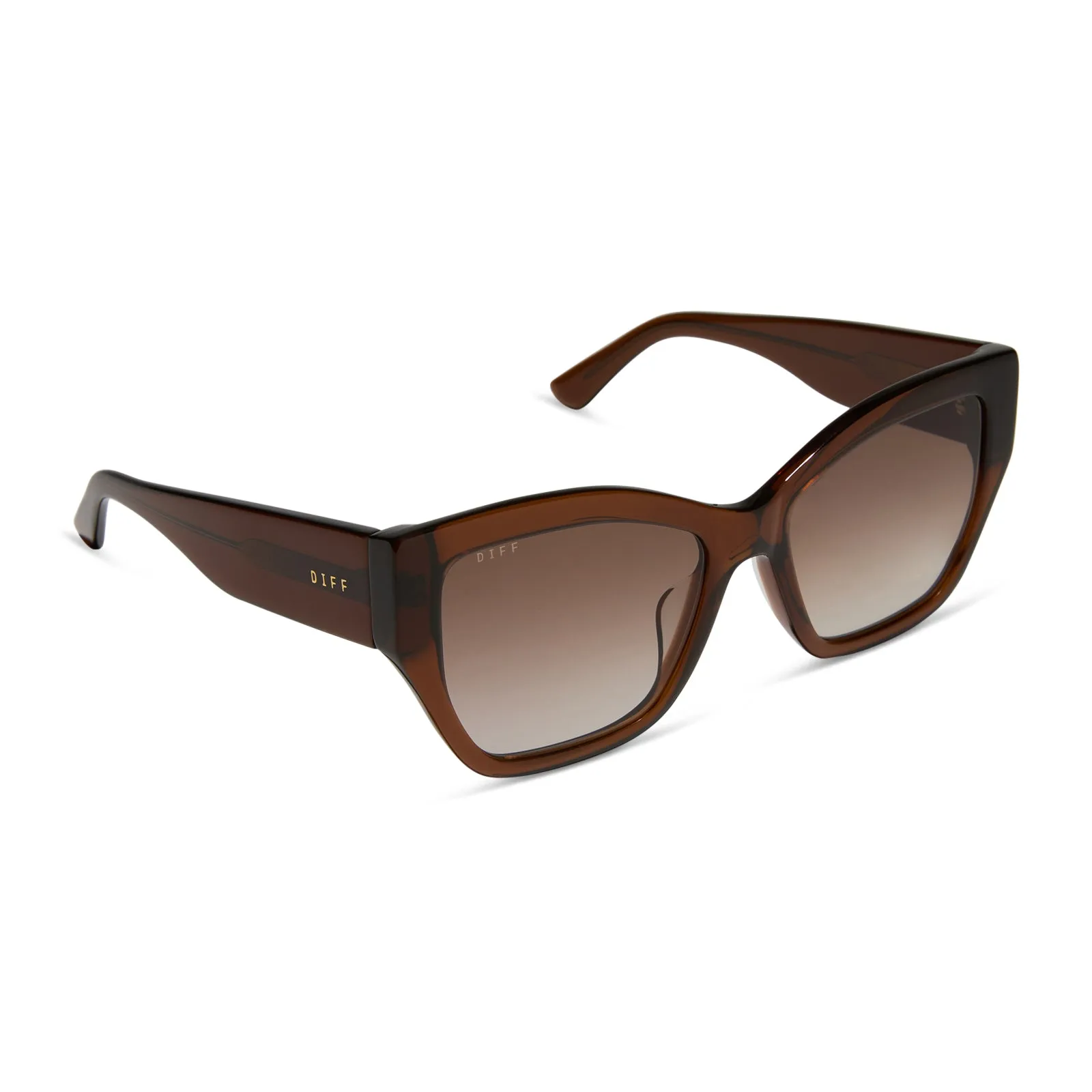 FINAL SALE!! Vivienne Brown Gradient Polarized Sunglasses sold by Glitzy Bella product image thumbnail 2