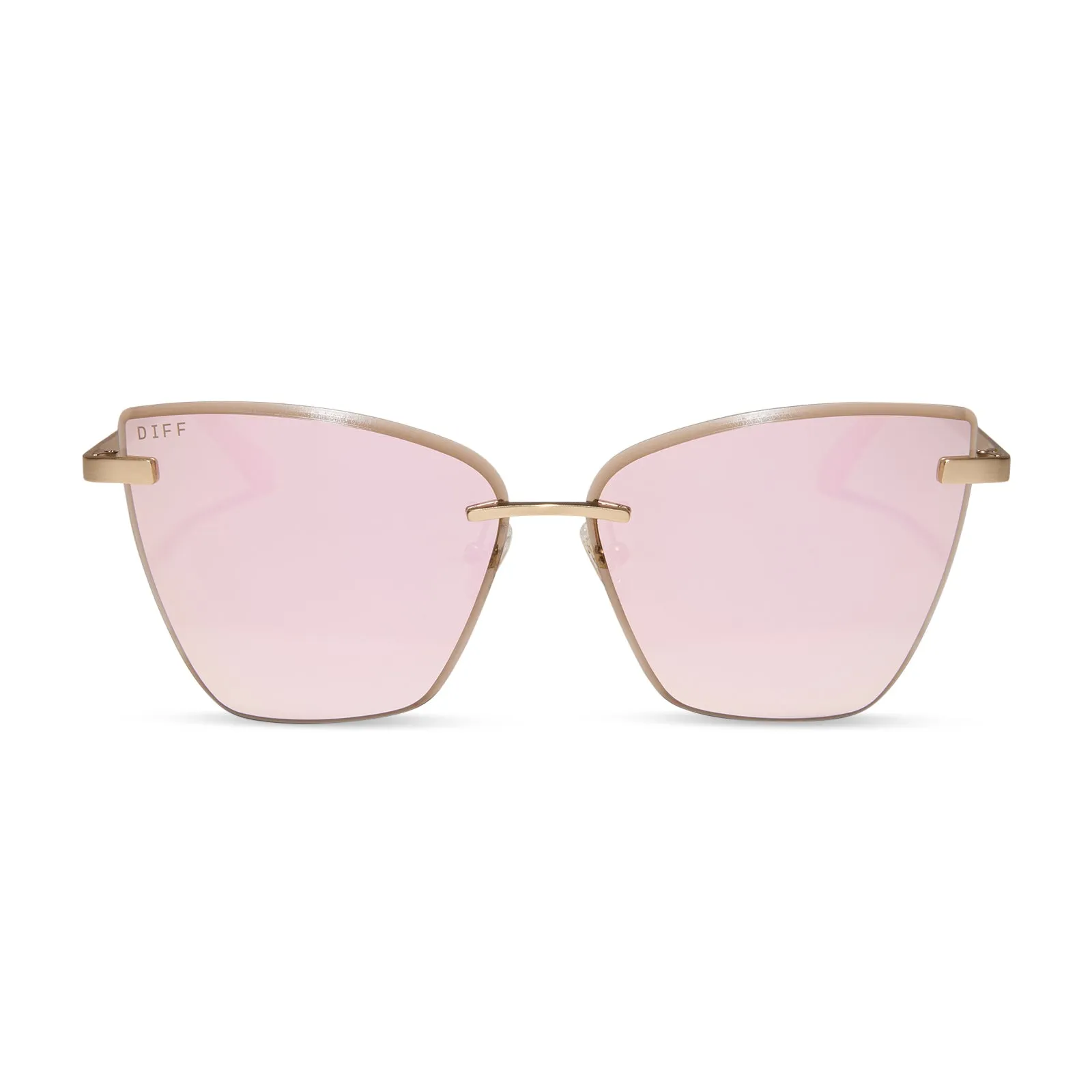 NEW!! Becky V Sunglasses in Brushed Gold by DIFF Eyewear sold by Glitzy Bella product image thumbnail 4