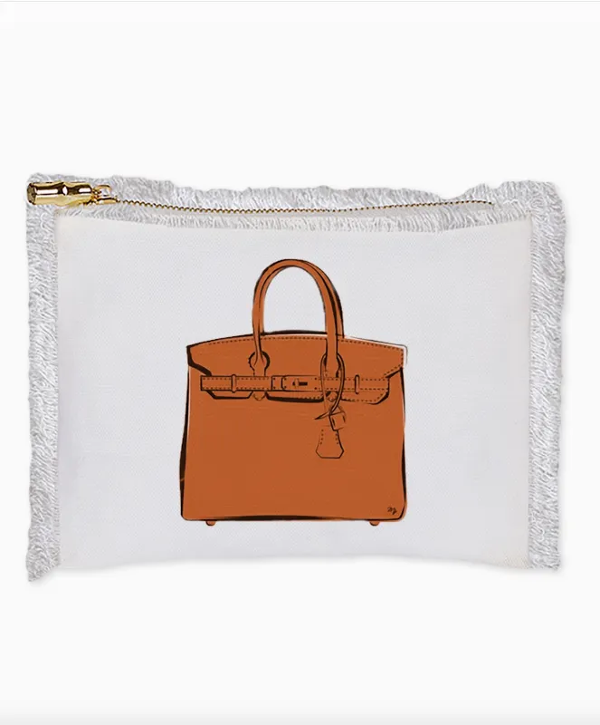 NEW!! Icon Fringe Zip Up Pouch! - 2 Sizes sold by Glitzy Bella