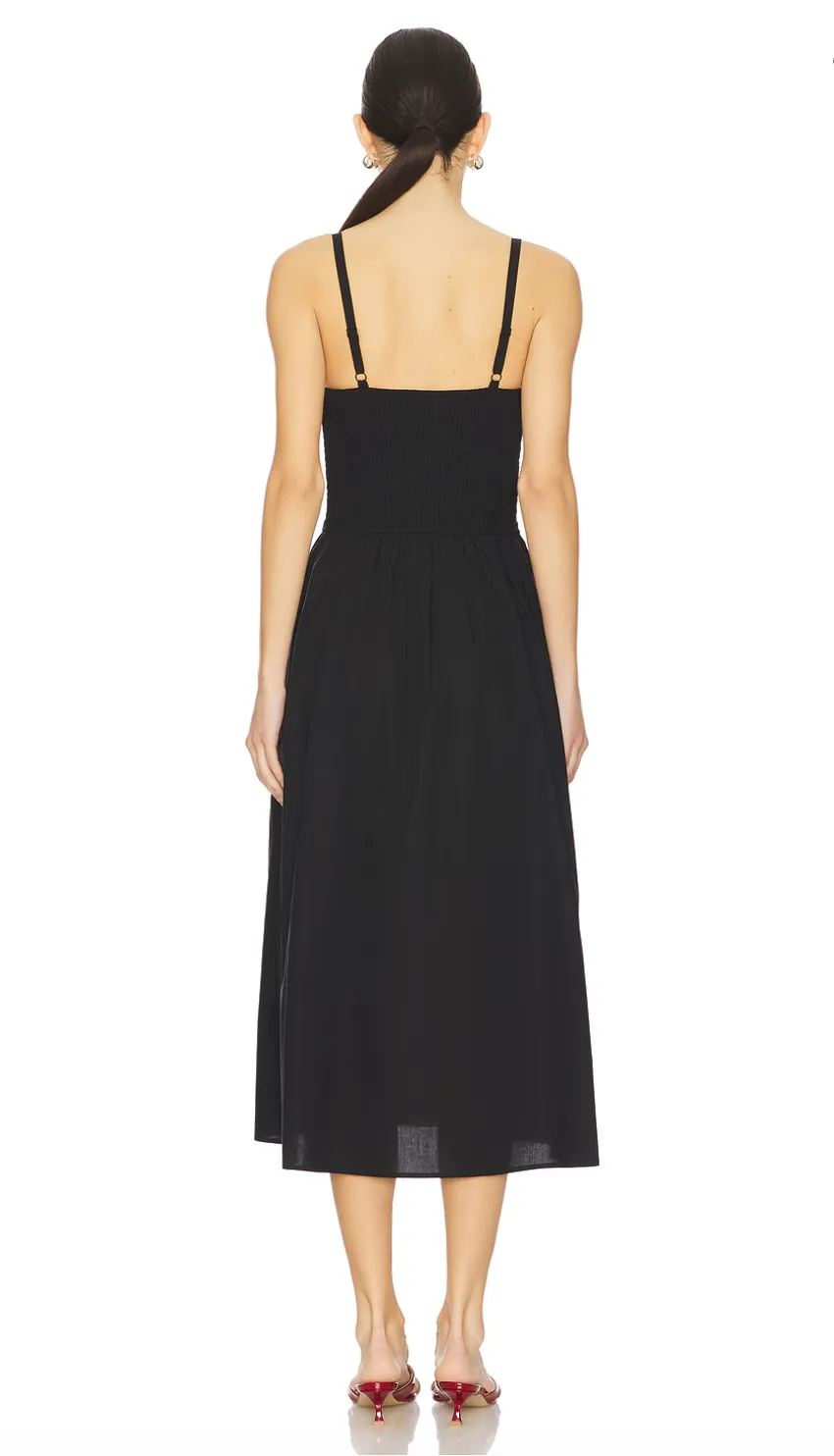 FINAL SALE!! Codie Smocked Dress in Black sold by Glitzy Bella product image thumbnail 2