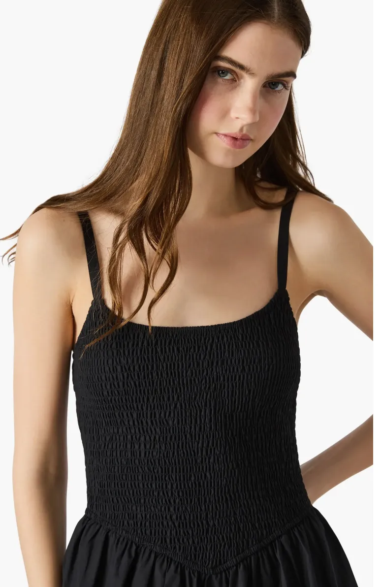 FINAL SALE!! Codie Smocked Dress in Black sold by Glitzy Bella product image thumbnail 5