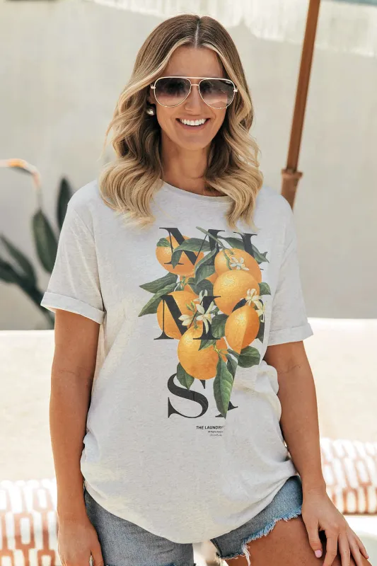 FINAL SALE!! "Mimosa" Oversized Tee sold by Glitzy Bella