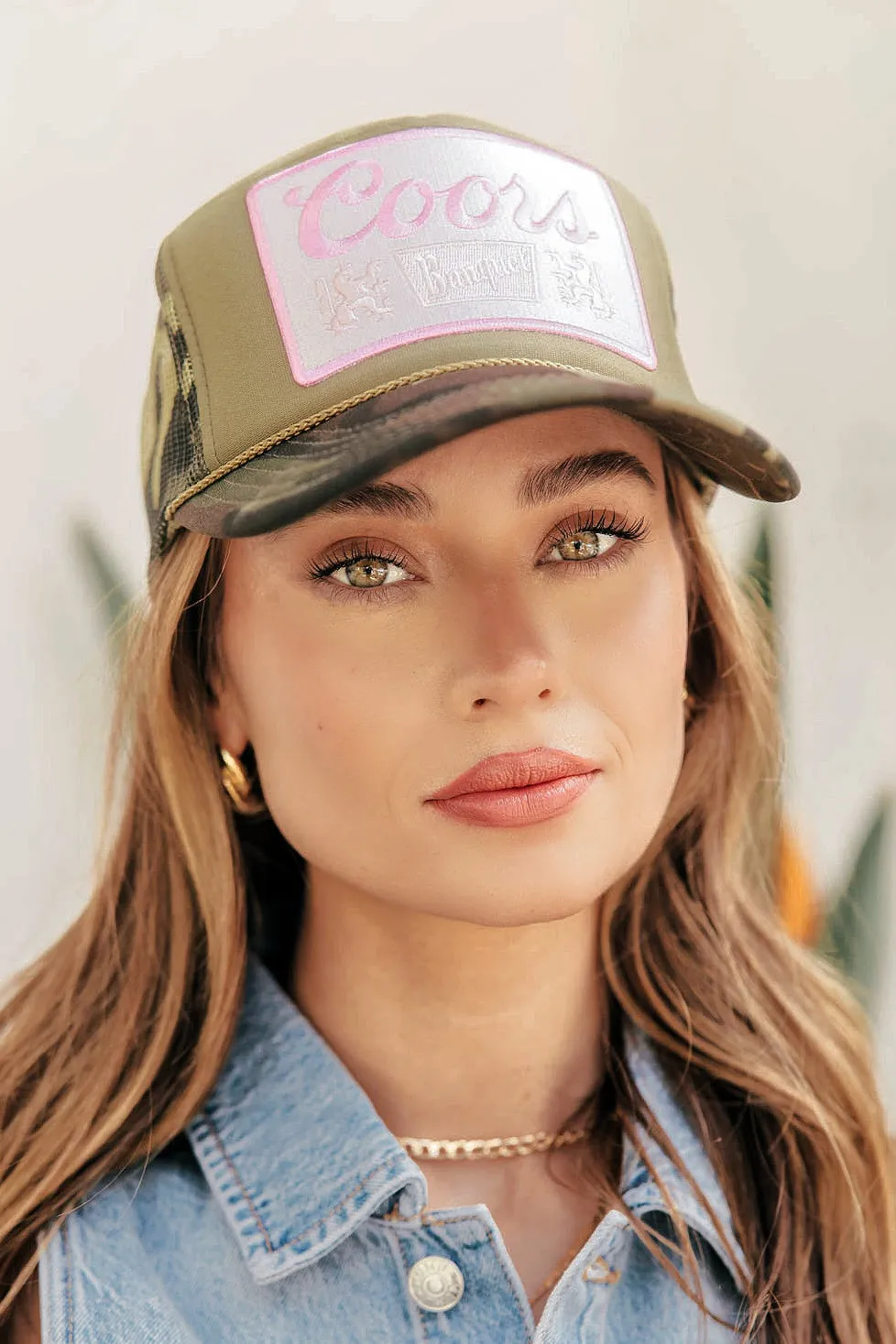 NEW!! Banquet Patch Trucker Hat in Camo sold by Glitzy Bella product image thumbnail 3