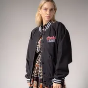 LICENSED!! The "Coors Light" Official Denim Bomber Jacket sold by Glitzy Bella product image thumbnail 3