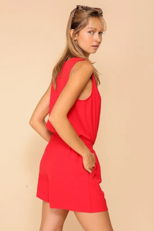 FINAL SALE!! Summer Days Romper in Red sold by Glitzy Bella product image thumbnail 2