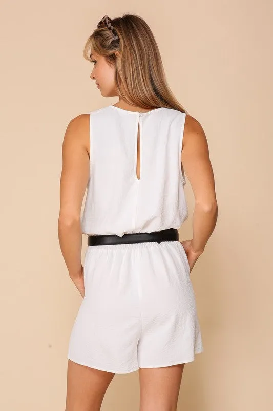 FINAL SALE!! Summer Days Romper in Ivory sold by Glitzy Bella product image thumbnail 2