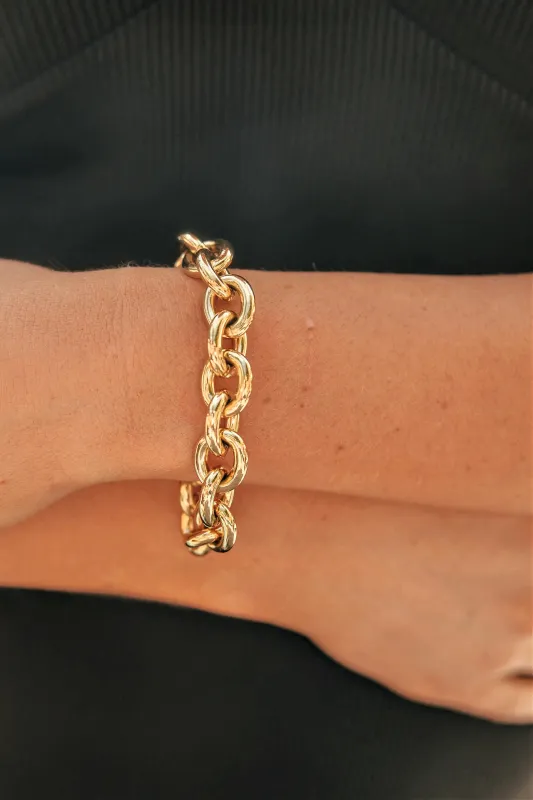 NEW!! Abriana Chain Bracelet sold by Glitzy Bella