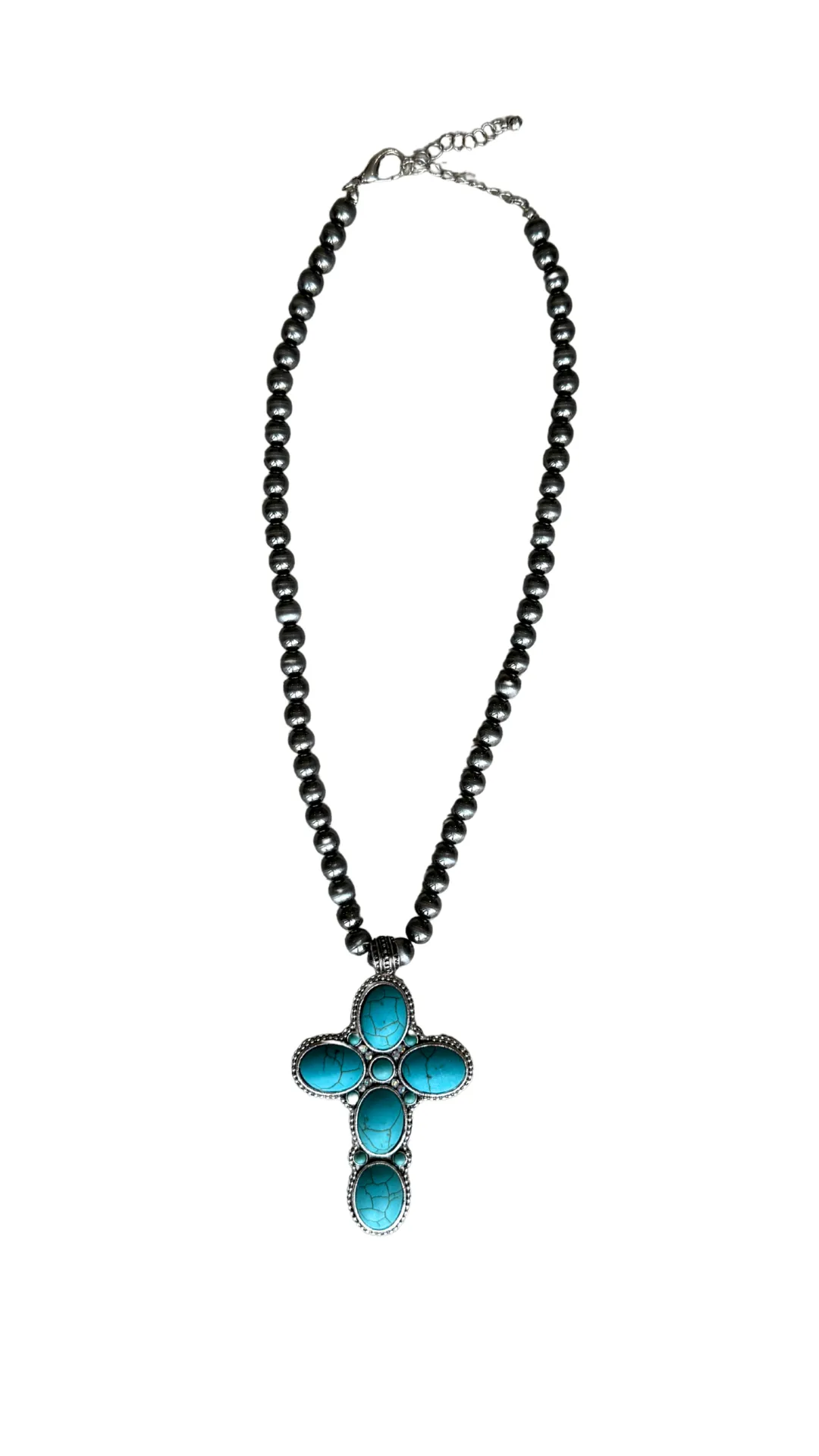 NEW!! "Sierra" Imitation Turquoise Necklace in 3 Styles! sold by Glitzy Bella product image thumbnail 3