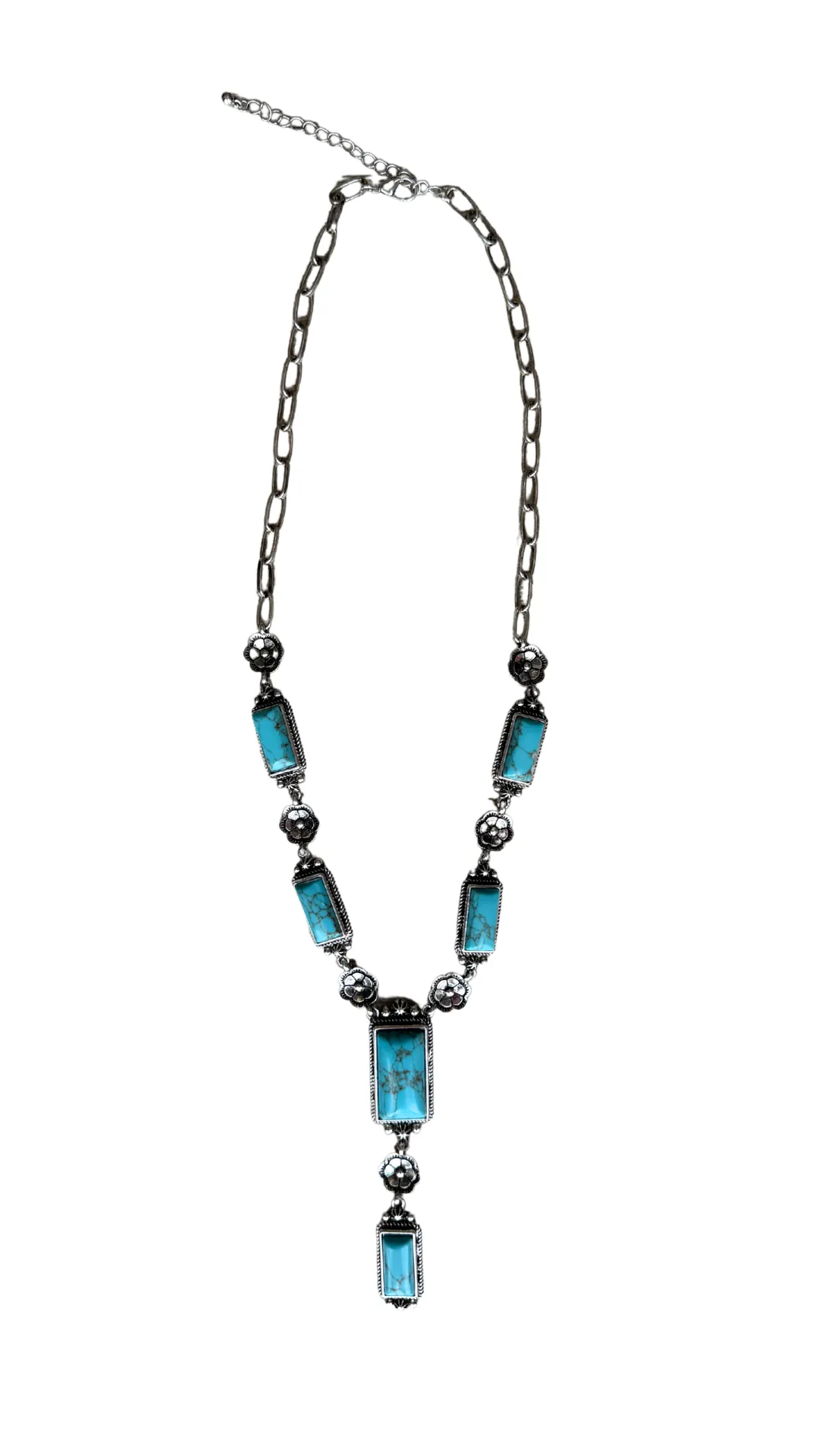 NEW!! "Sierra" Imitation Turquoise Necklace in 3 Styles! sold by Glitzy Bella product image thumbnail 5