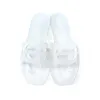 FINAL SALE!! Icon Jelly Sandals in Clear sold by Glitzy Bella