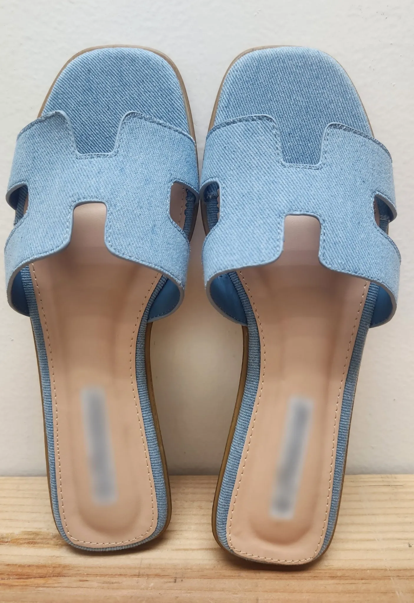 FINAL SALE!! The "Plaza" Sandal in Denim sold by Glitzy Bella product image thumbnail 2
