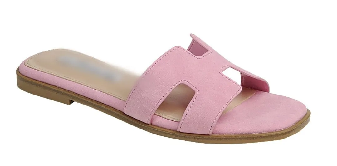 FINAL SALE!! The "Plaza" Sandal in Pink sold by Glitzy Bella