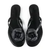 NEW!! Coco Jelly Slides in Black sold by Glitzy Bella