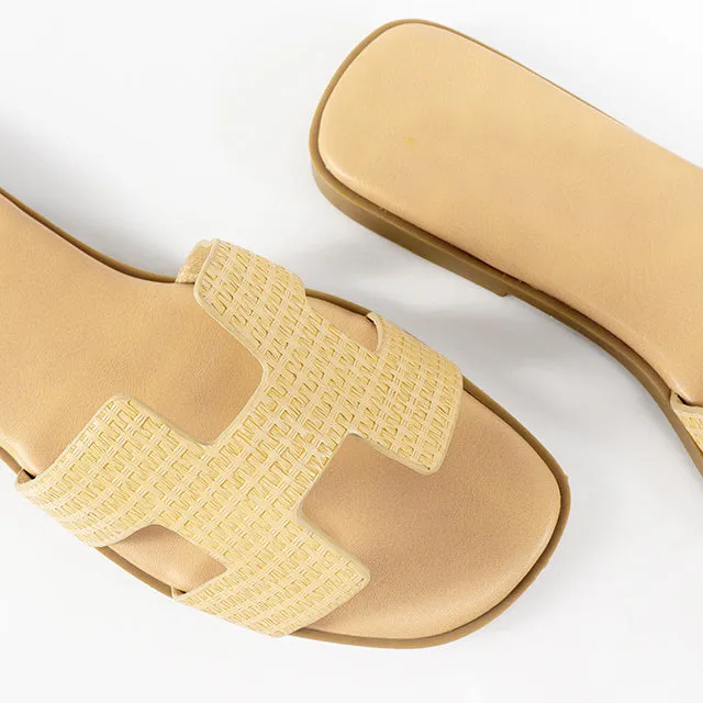 FINAL SALE!! The "Plaza" Sandal in Raffia sold by Glitzy Bella product image thumbnail 4