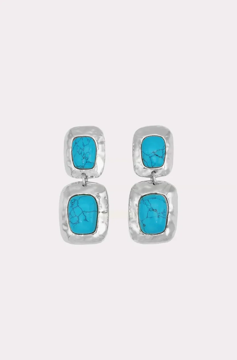 Martina Turquoise Earrings sold by Glitzy Bella