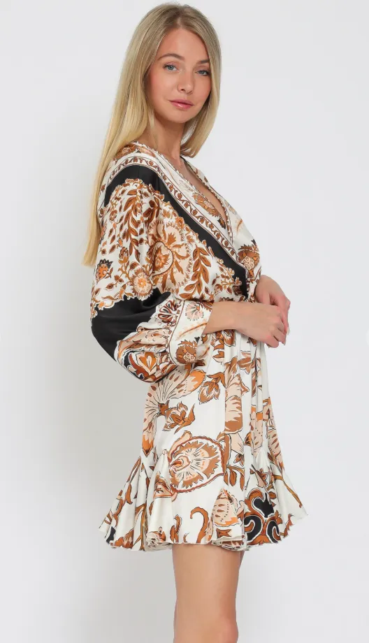 FINAL SALE!! "Milan" Floral Tassel Mini Dress sold by Glitzy Bella product image thumbnail 5