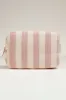 NEW!! Carmel Striped Sunscreen Pouch in Pink sold by Glitzy Bella