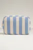 NEW!! Carmel Striped Sunscreen Pouch in Denim sold by Glitzy Bella