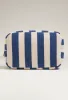 NEW!! Carmel Striped Sunscreen Pouch in Navy sold by Glitzy Bella