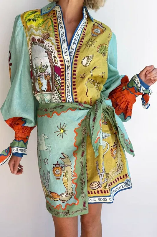 FINAL SALE!! The "Tropics" Wrap Dress sold by Glitzy Bella