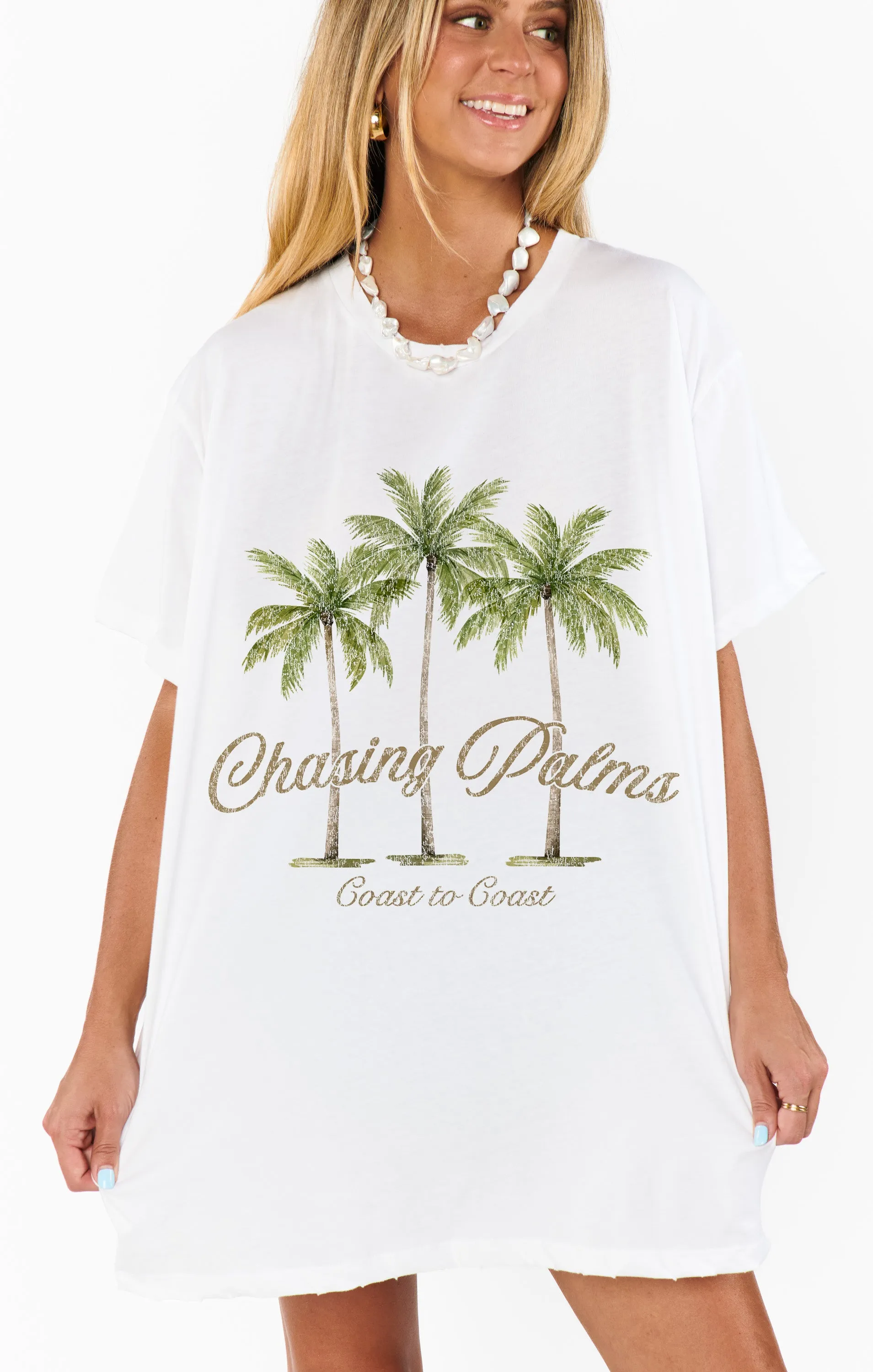 FINAL SALE!! Chasing Palms Graphic Tee sold by Glitzy Bella