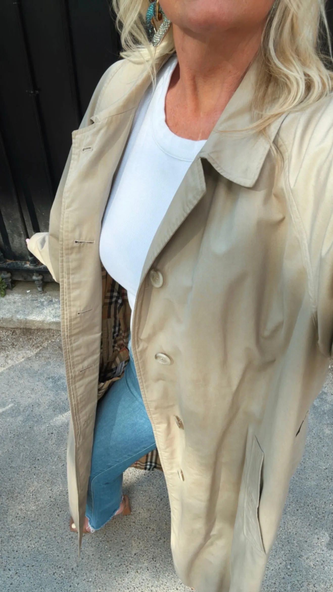 NEW!! Vintage Burberry Trench Coat Size L/XL sold by Glitzy Bella product image thumbnail 4