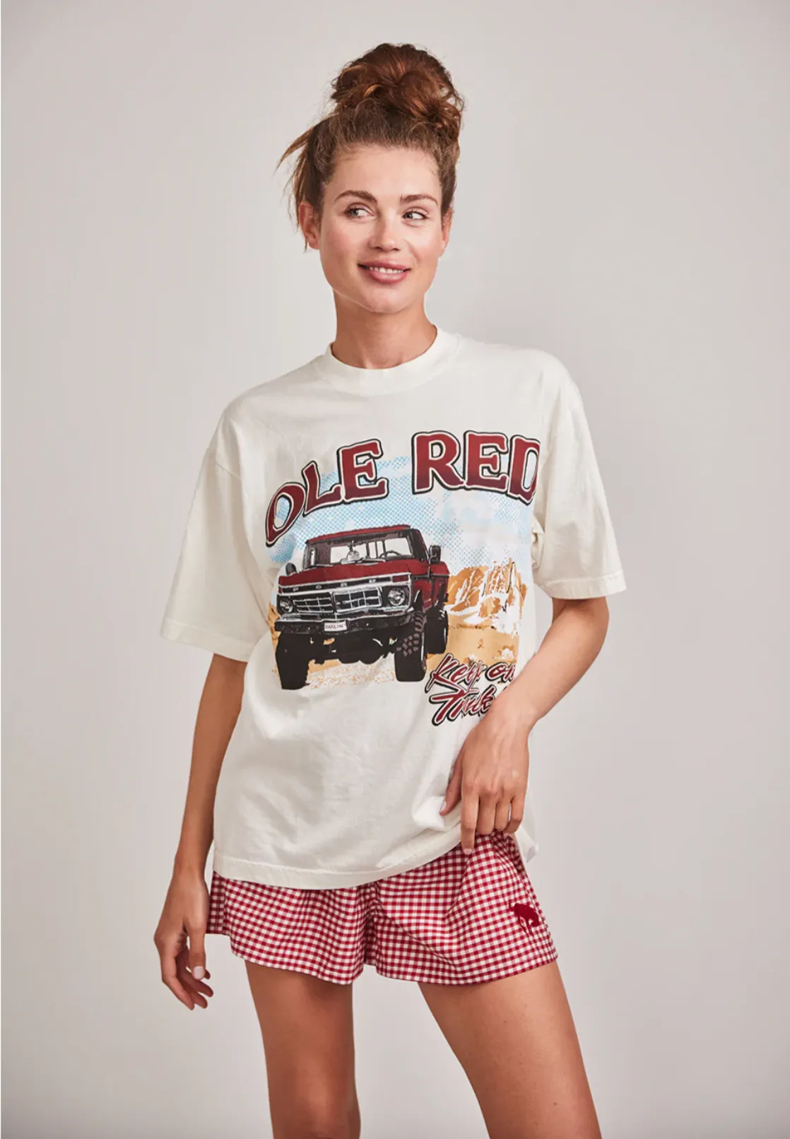 NEW!! Ole Red Graphic Tee in Ivory sold by Glitzy Bella product image thumbnail 2