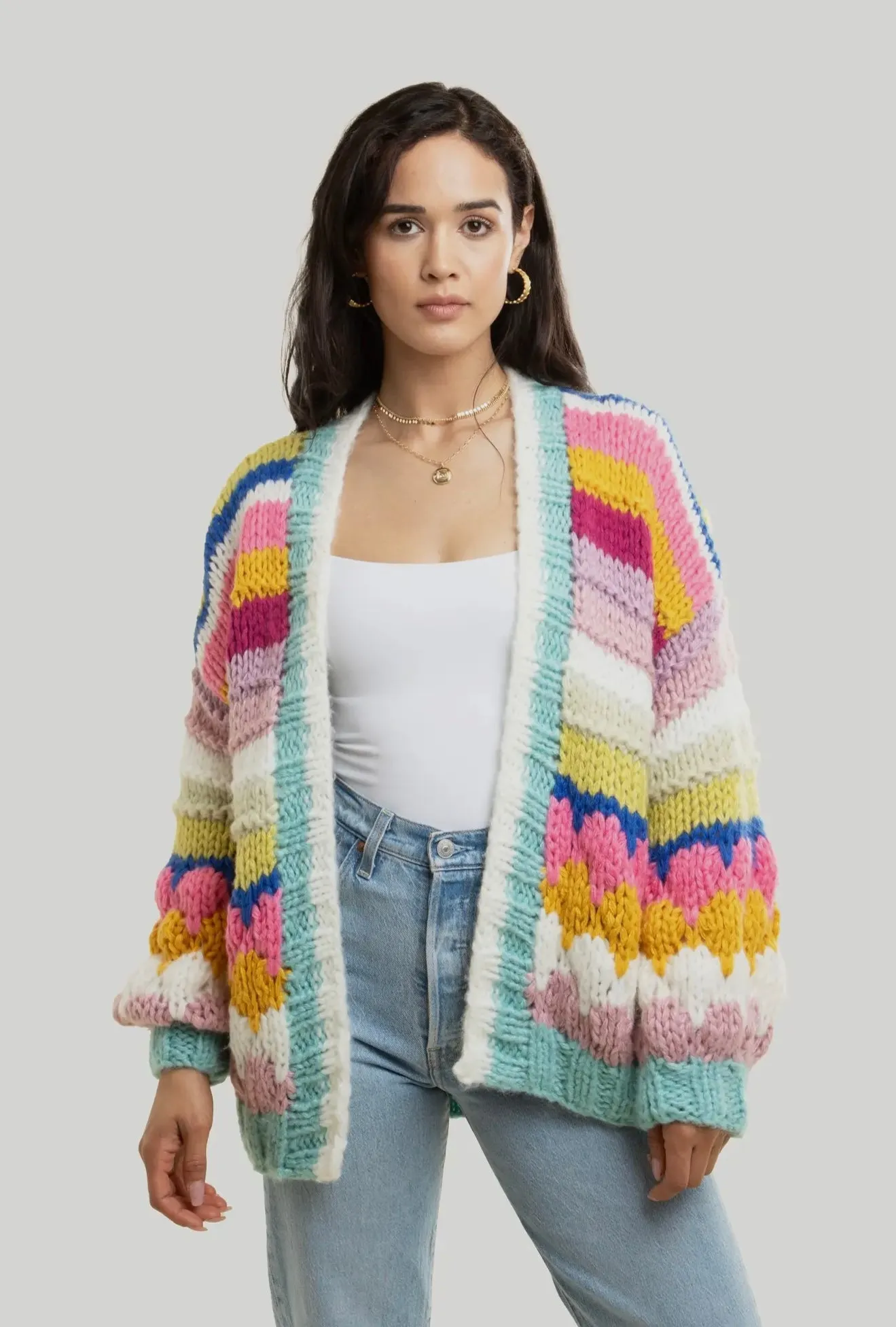 NEW!! Crochet Knit Cardigan sold by Glitzy Bella product image thumbnail 4