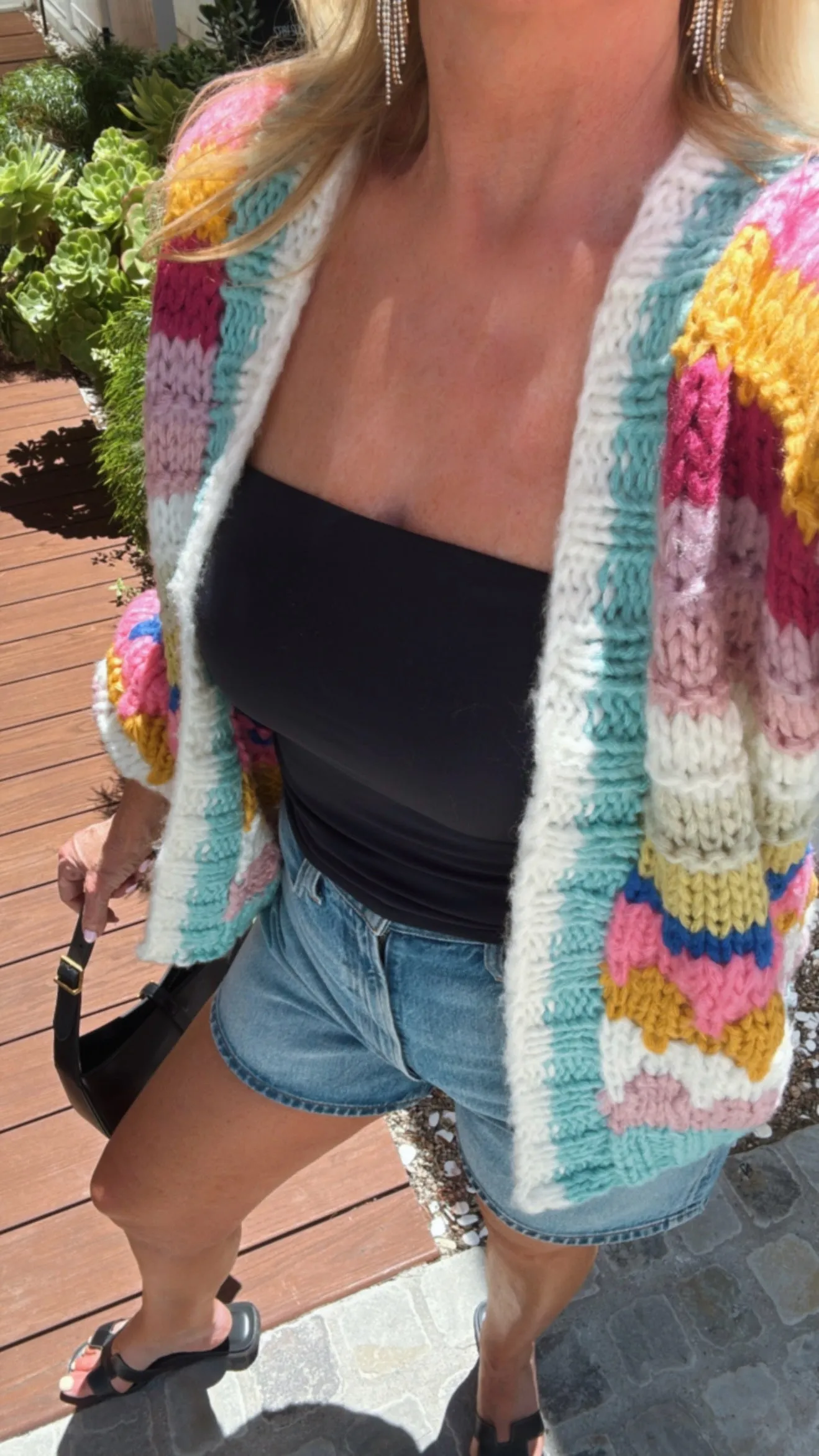 NEW!! Crochet Knit Cardigan sold by Glitzy Bella product image thumbnail 3