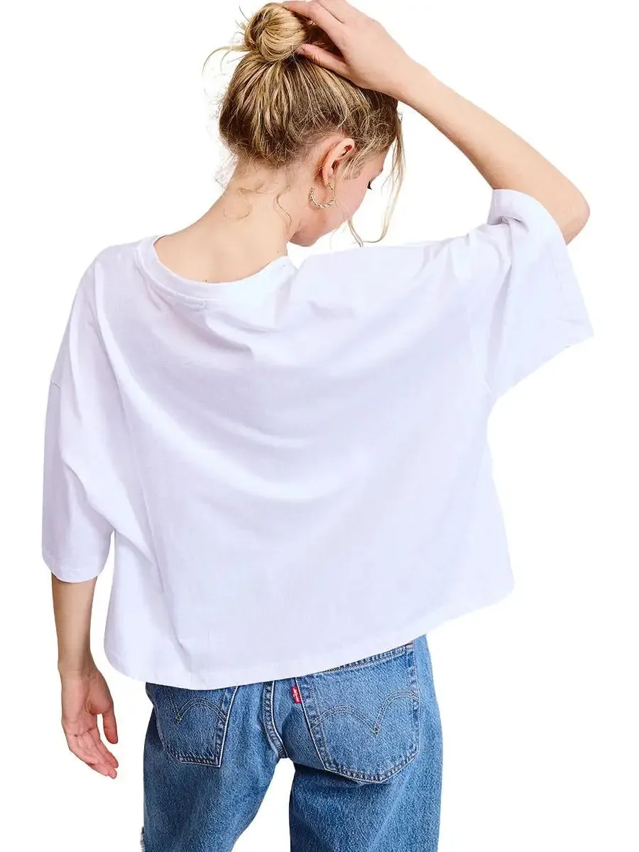 FINAL SALE!! Horse Bit Graphic Tee in White sold by Glitzy Bella product image thumbnail 2