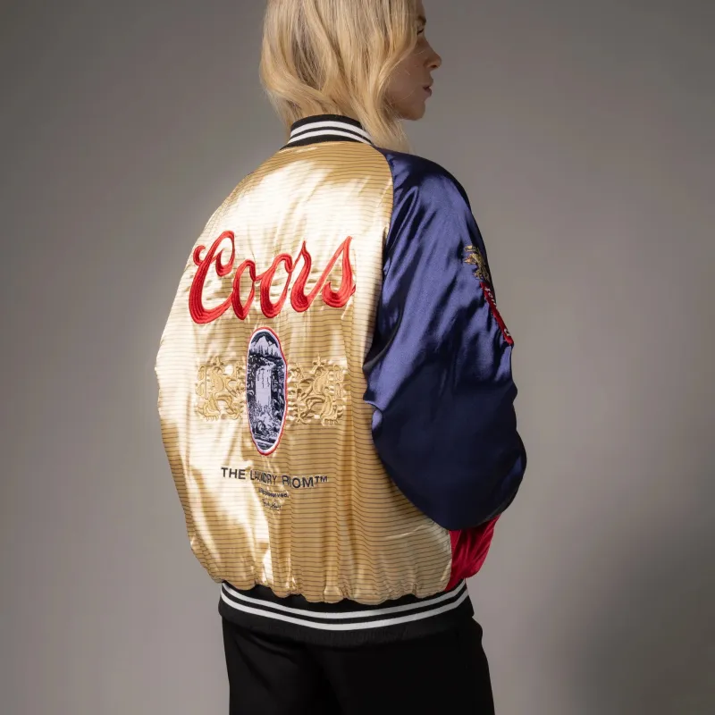 LICENSED!! The "Coors Heritage" Official Nylon Bomber Jacket sold by Glitzy Bella